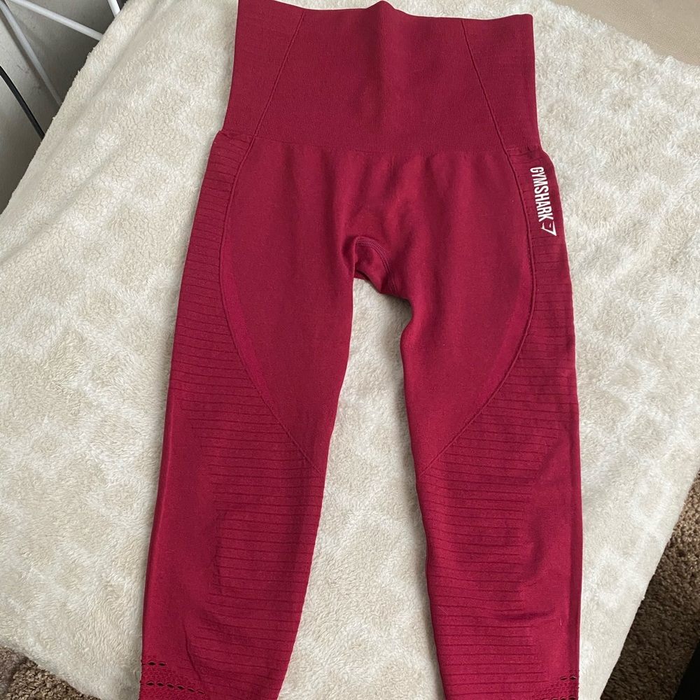 Gymshark seamless leggings, cropped